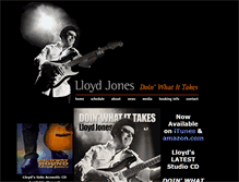Tablet Screenshot of lloydjonesmusic.com